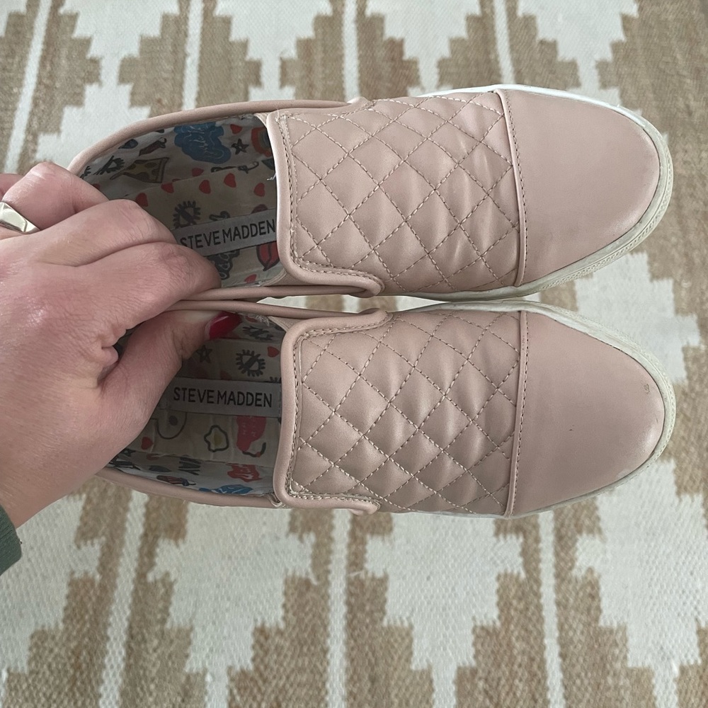 Steve Madden - size 4 slip on sneakers.